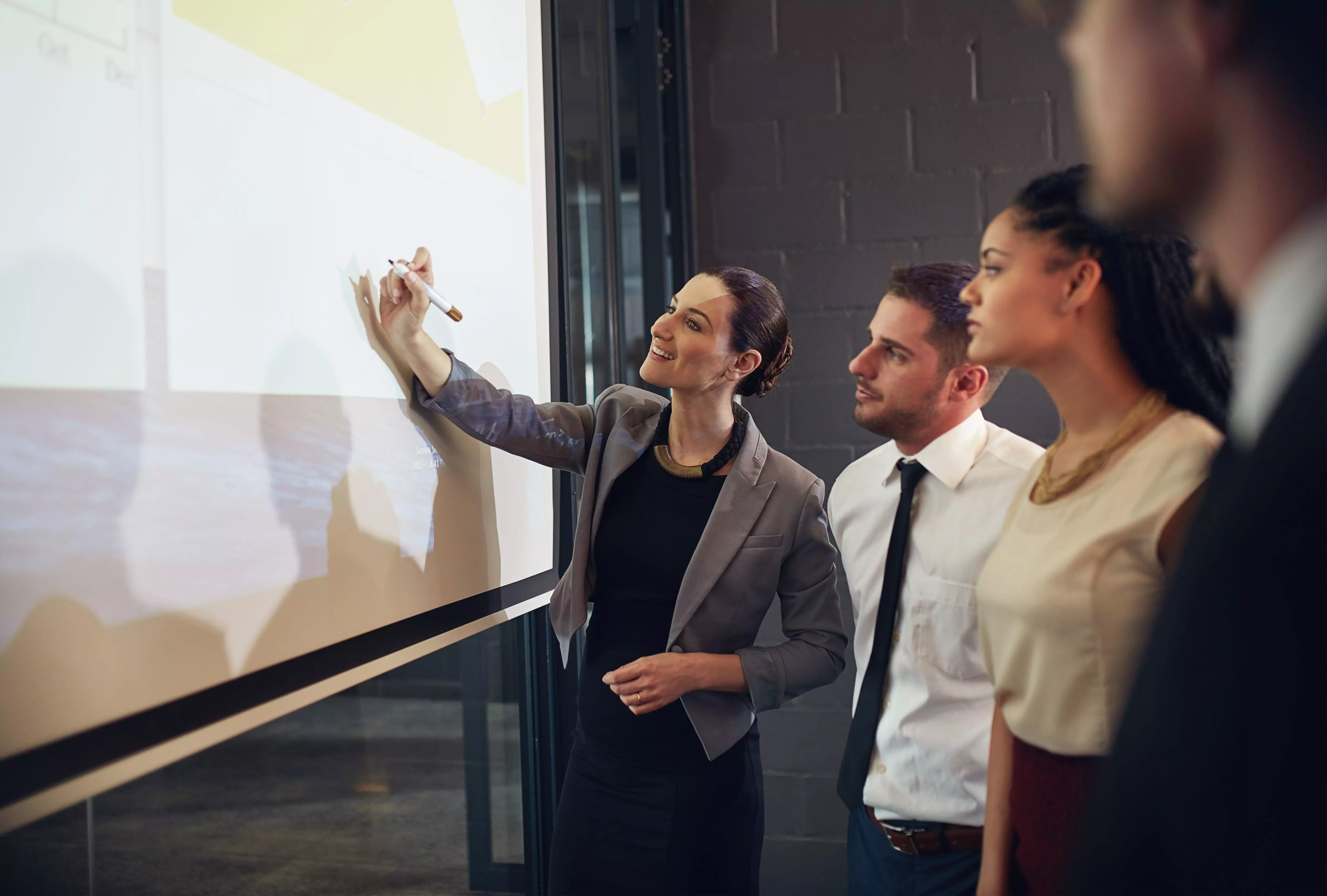 Getting her team involved in the business process